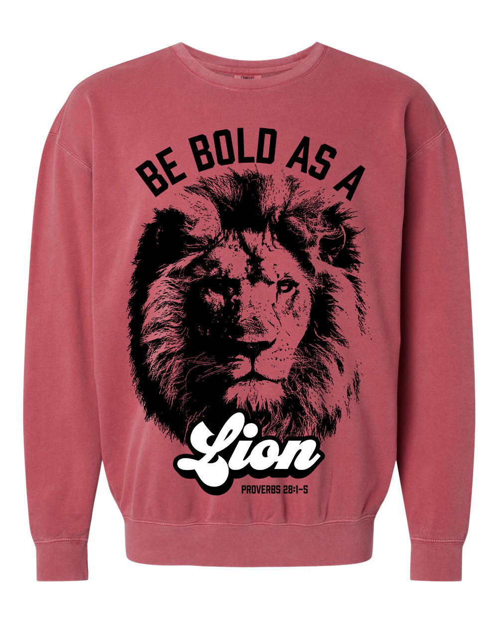 Bold As A Lion - Adult Unisex Crewneck