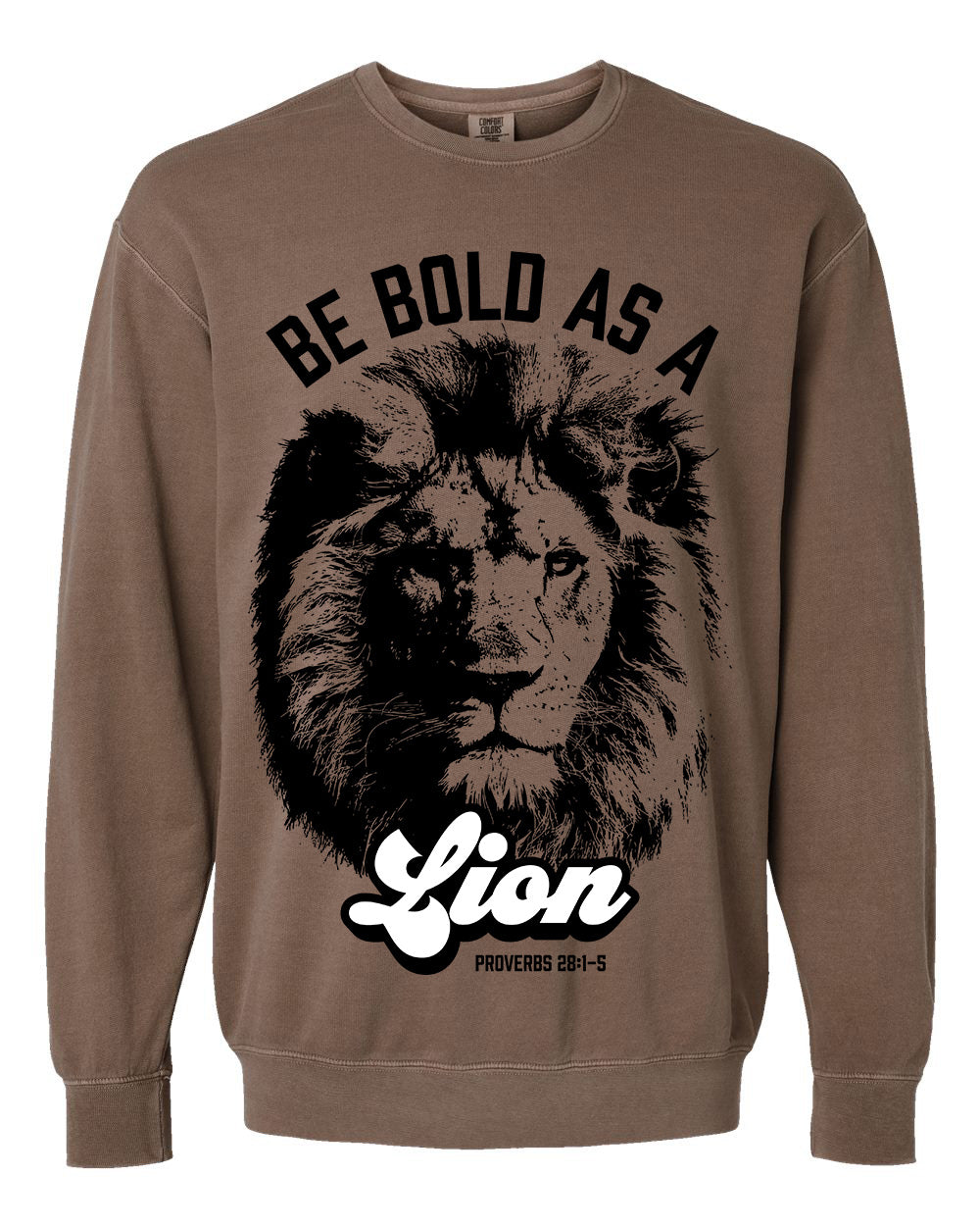 Bold As A Lion - Adult Unisex Crewneck