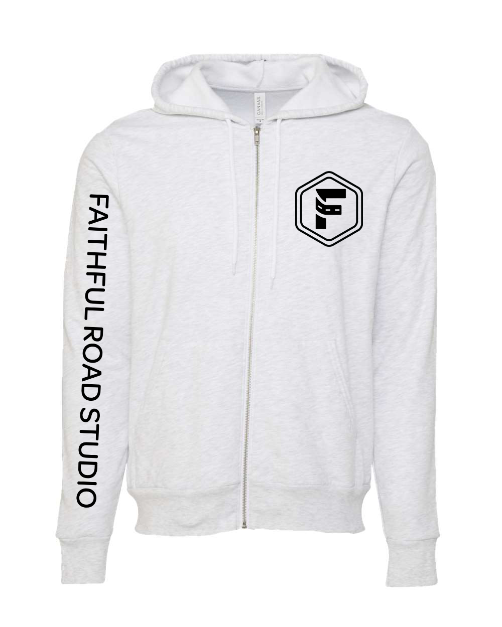 Faithful Road - Unisex Hooded Zip-Up