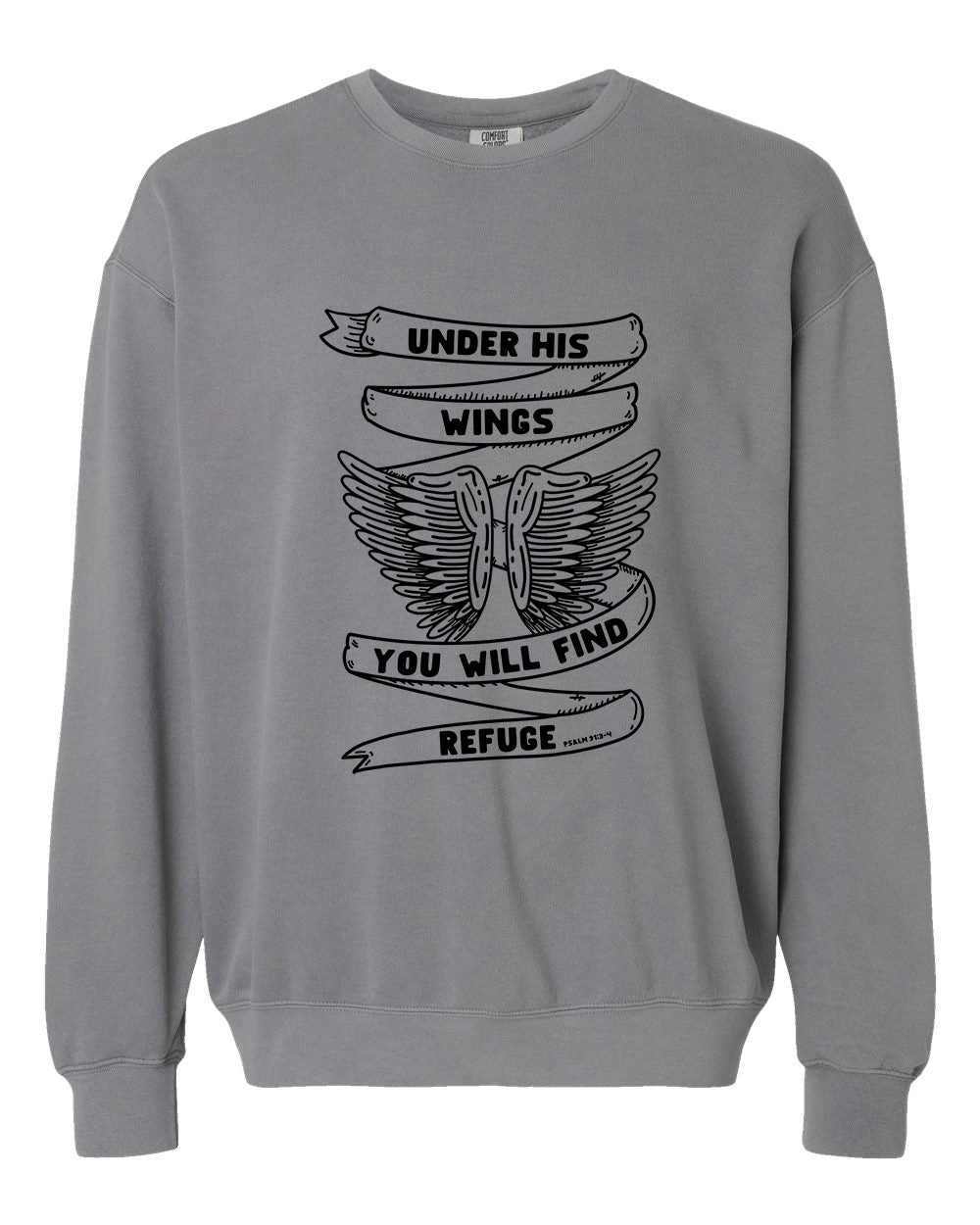 Under His Wings - Adult Unisex Crewneck