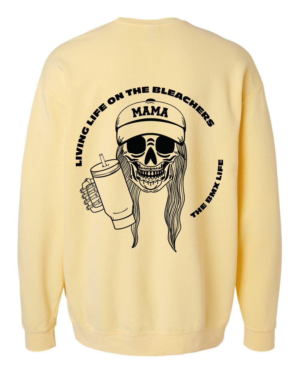 BMX Skull Mama Crewneck