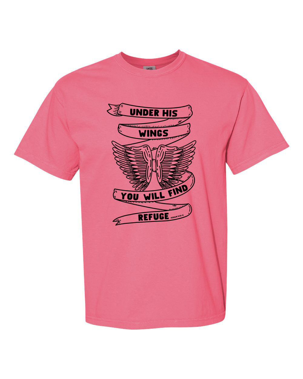 Under His Wings - Unisex Short Sleeve T-Shirt