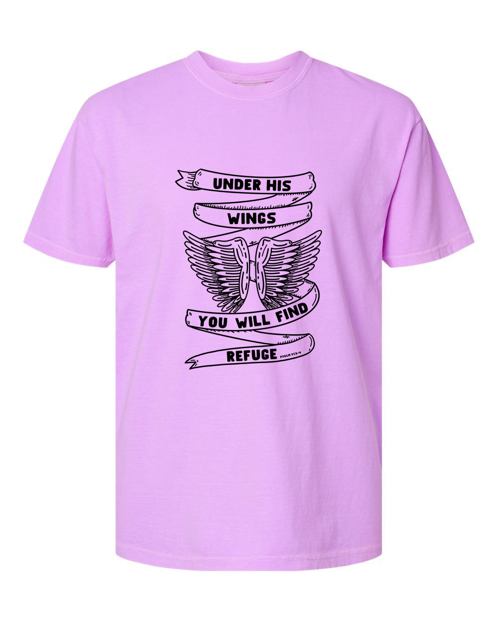 Under His Wings - Unisex Short Sleeve T-Shirt