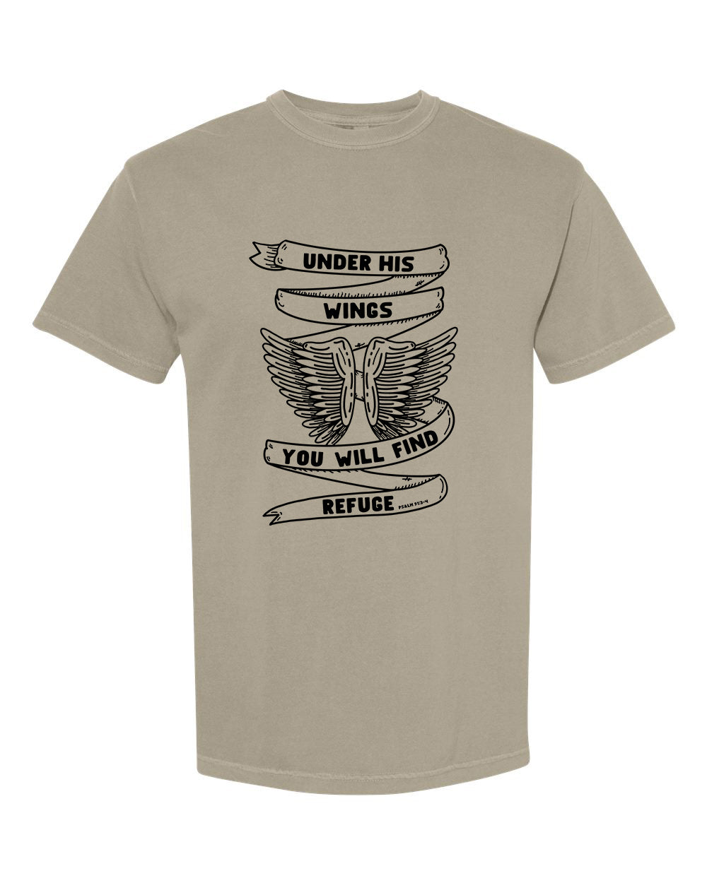 Under His Wings - Unisex Short Sleeve T-Shirt