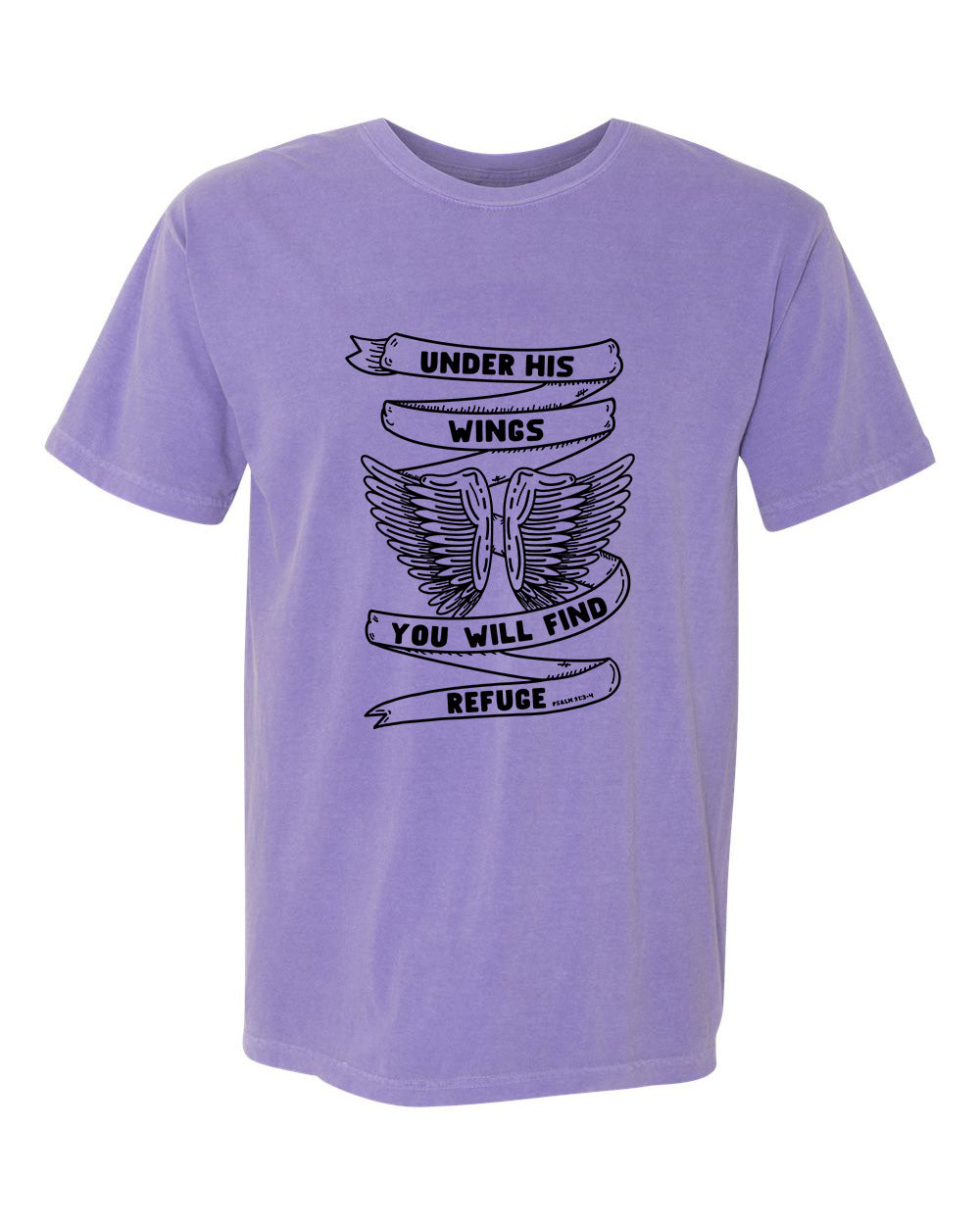Under His Wings - Unisex Short Sleeve T-Shirt